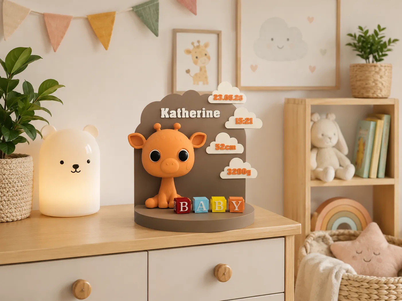 Baby Giraffe Keepsake