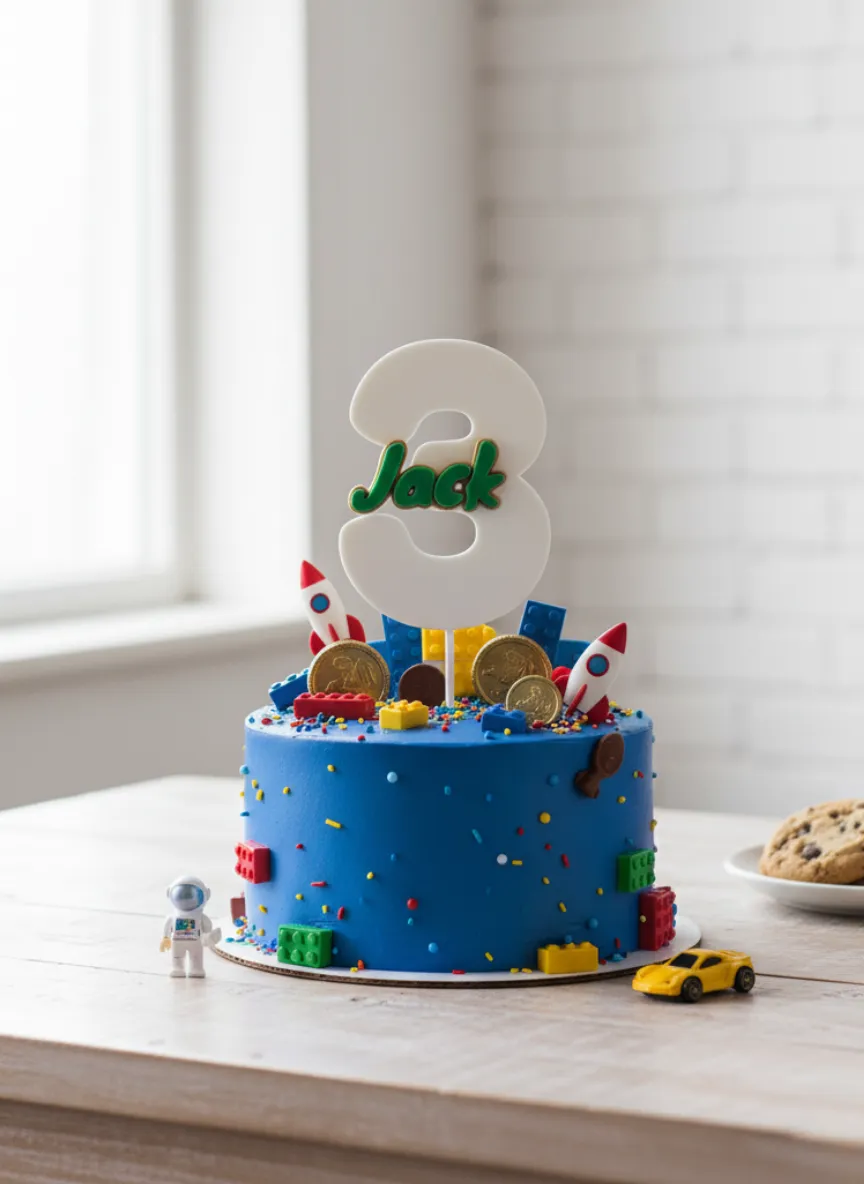 Simple Age & Name Topper