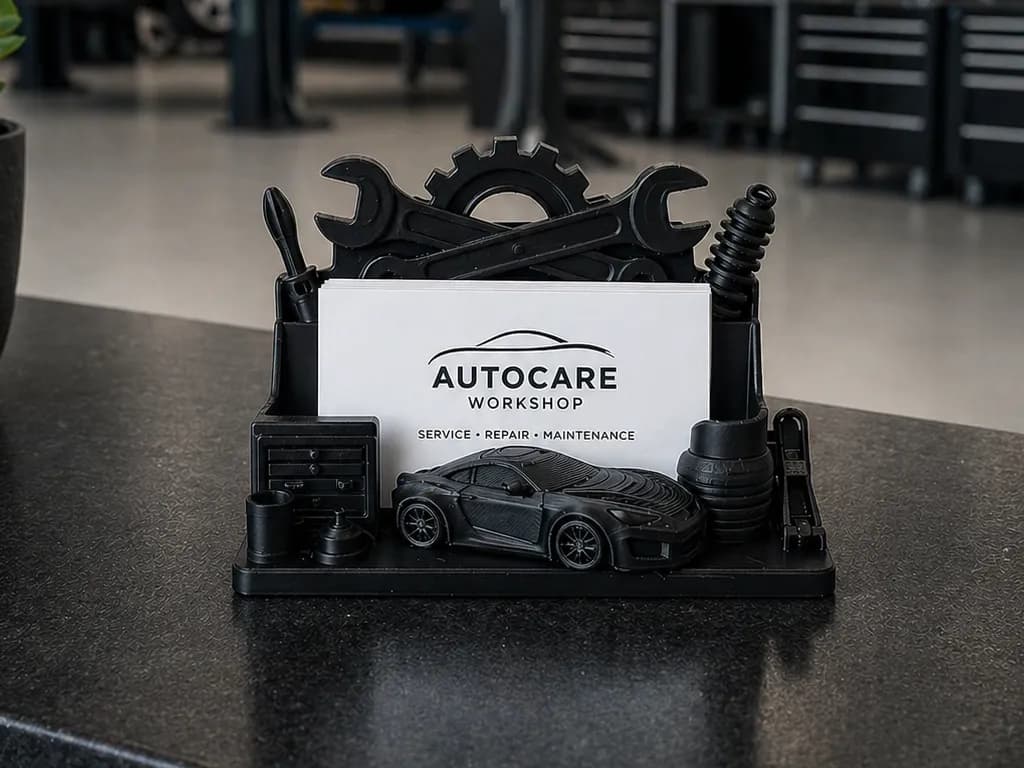Auto Shop Card Holder