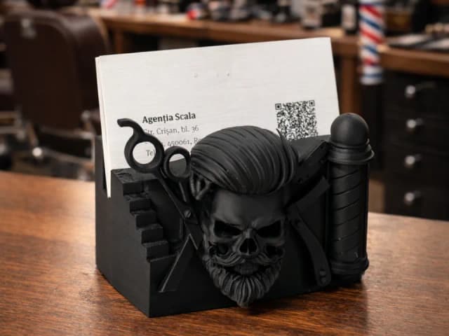 Barber Shop Card Holder