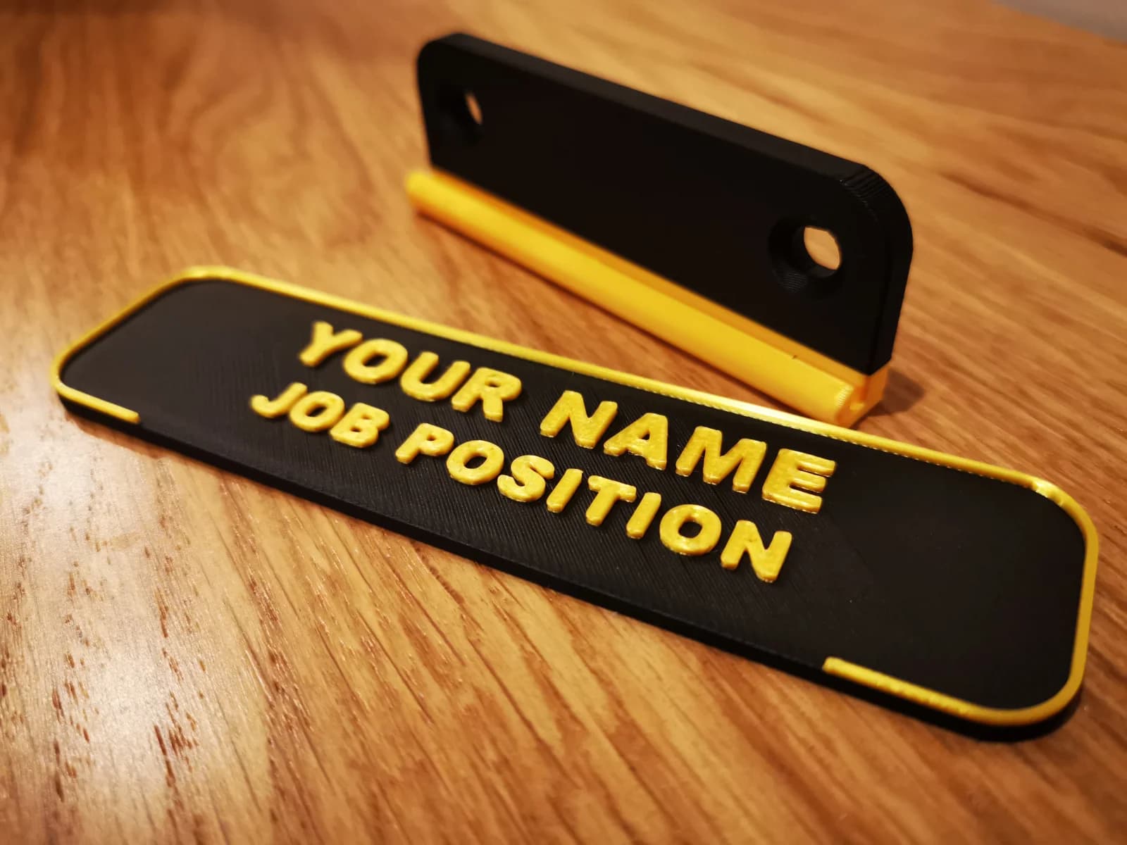 Slim Desk Name Tag