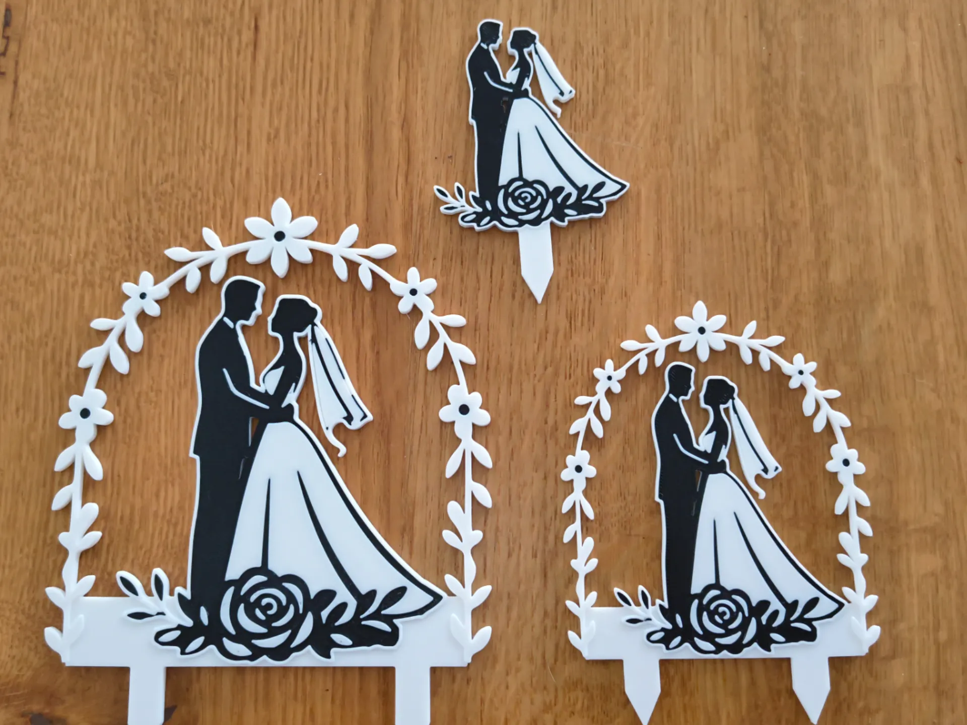 Floral Arch Cake Topper