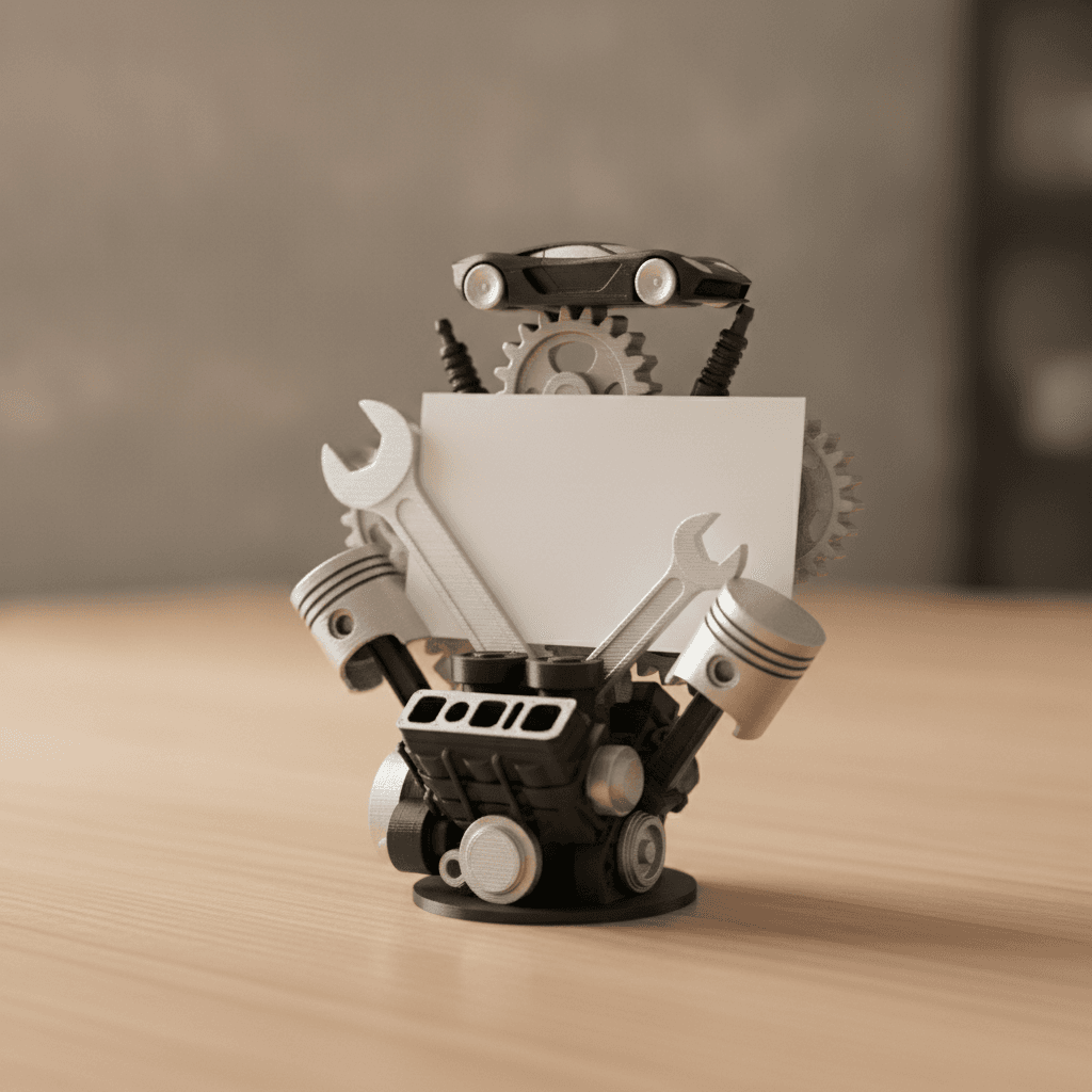 Car Mechanic Card Holder