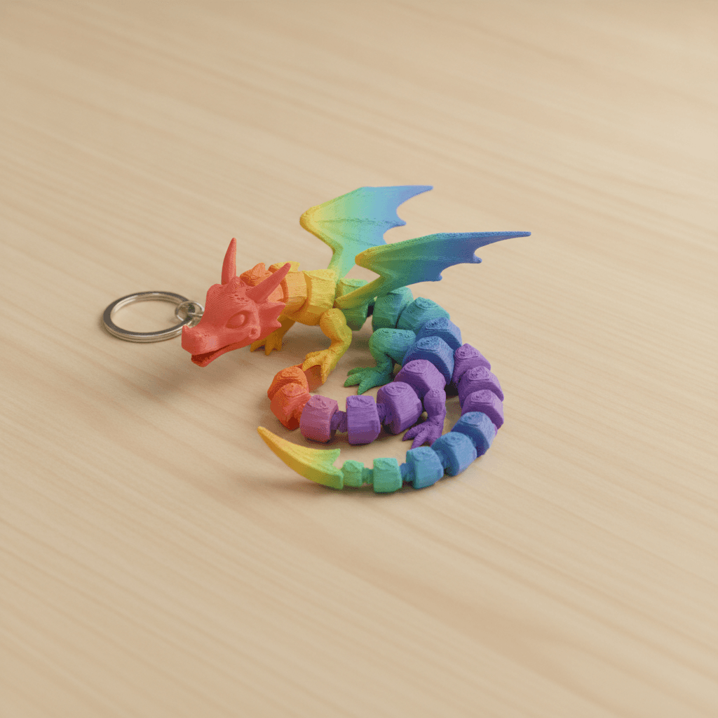 Flexi Animal Keychain